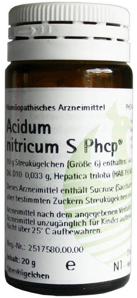 Acidum Nitricum S Phcp 20 G Globuli