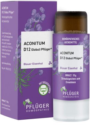 Aconitum D12 Globuli Pflüger 10 g