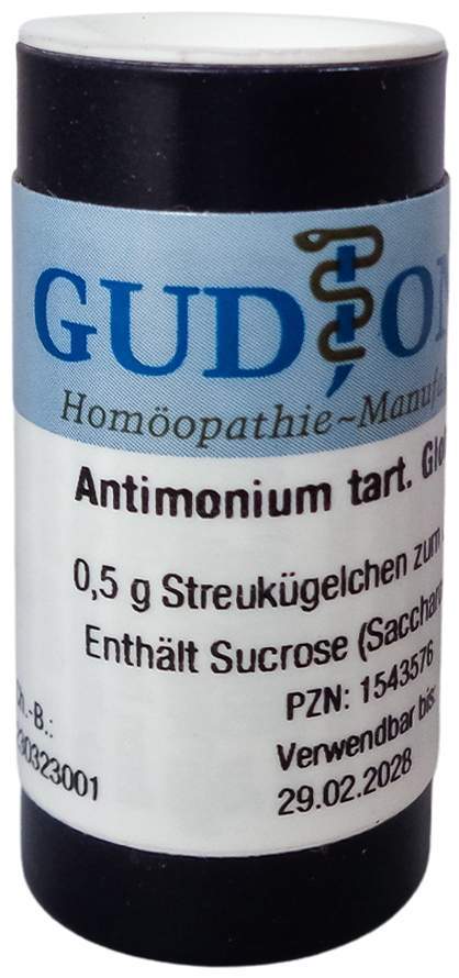 Antimonium Tartaricum C 30 Einzeldosis Globuli 0
