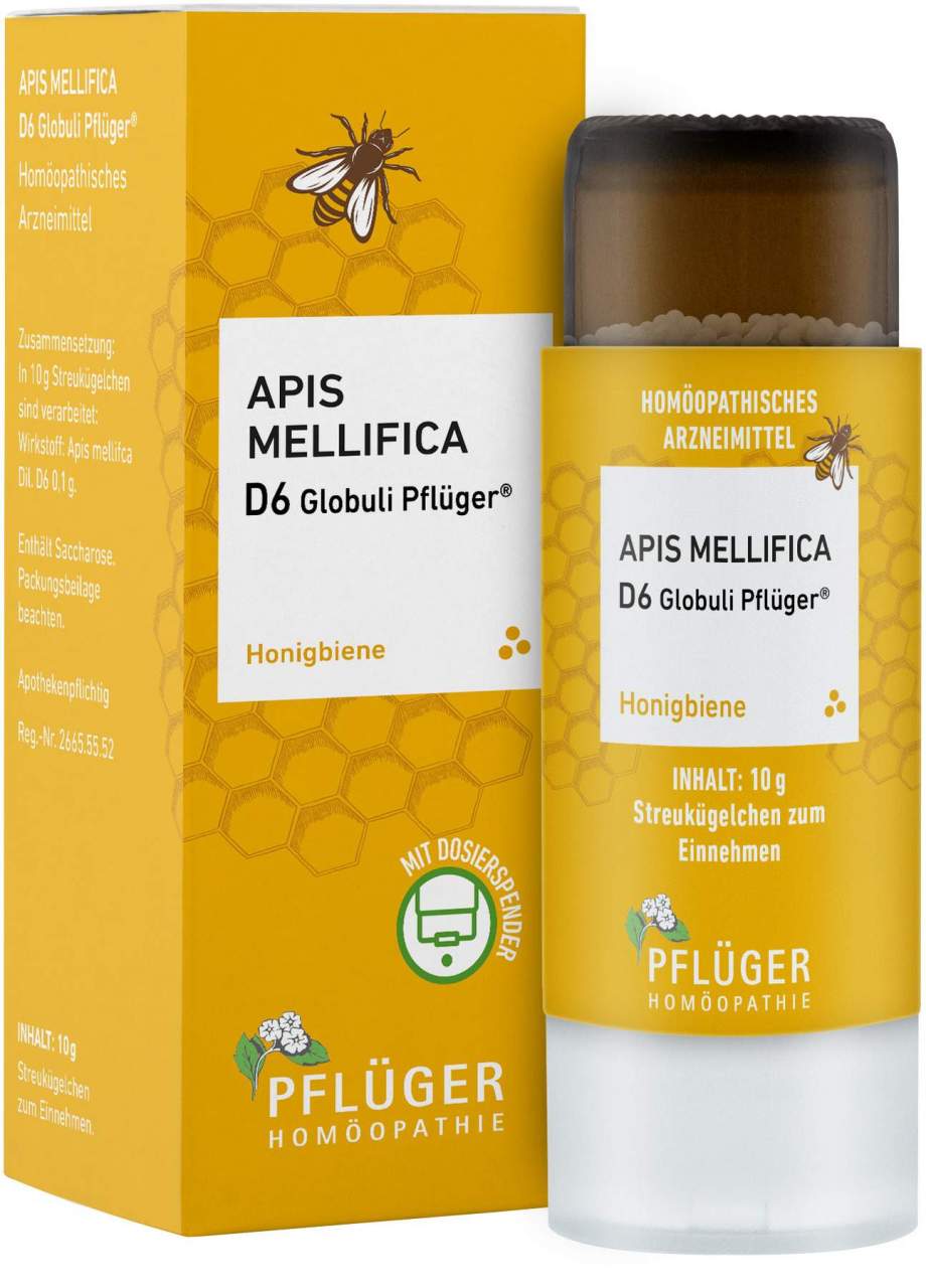 Apis mellifica D6 Globuli Pflüger 10 g