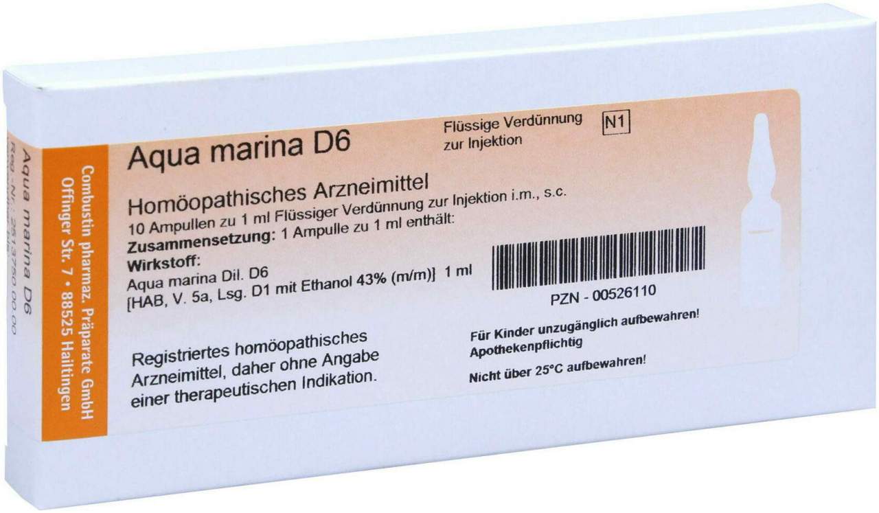 Aqua Marina D 6 Ampullen