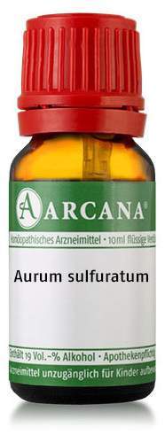 Aurum Sulfuratum Lm 24 Dilution 10 ml