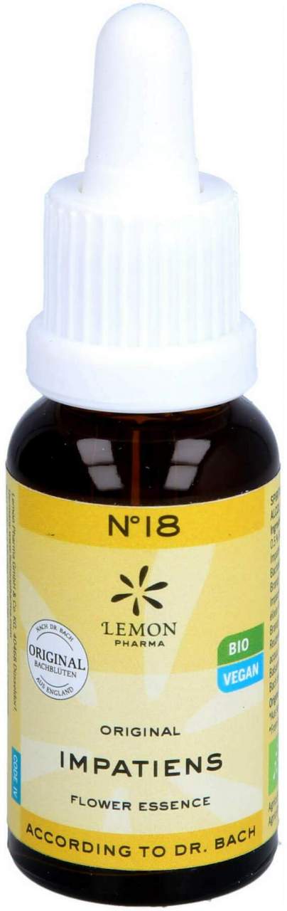 BACHBLÜTEN No.18 Impatiens Bio 20 ml