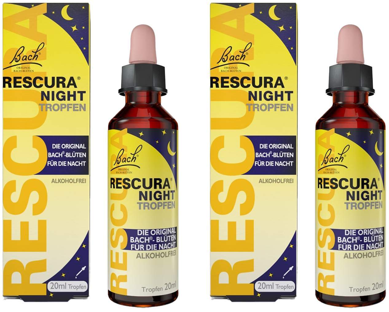 Bach Original Rescura Night alkoholfrei 2 x 20 ml Tropfen