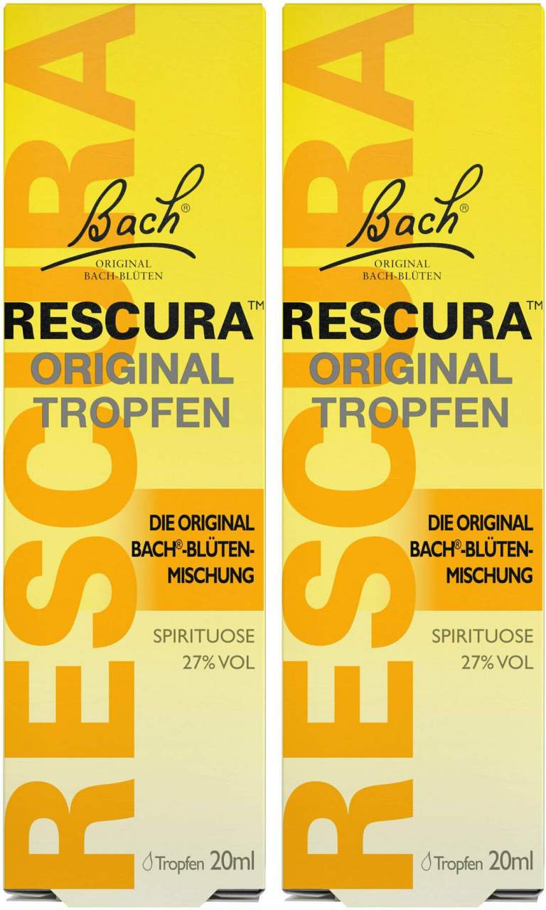 Bach Original Rescura mit Alkohol 2 x 20 ml Tropfen