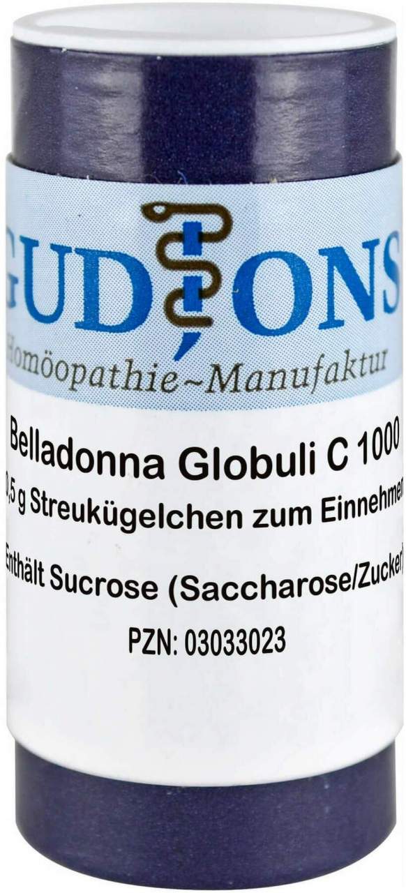 Belladonna C 1000 Einzeldosis Globuli 0