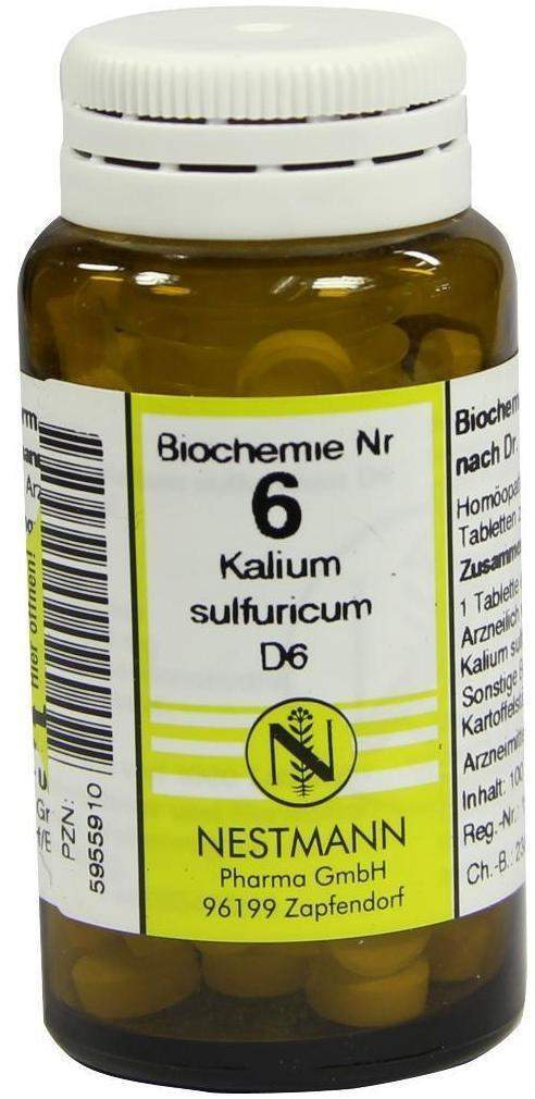 Biochemie 6 Kalium Sulfuricum D 6 100 Tabletten