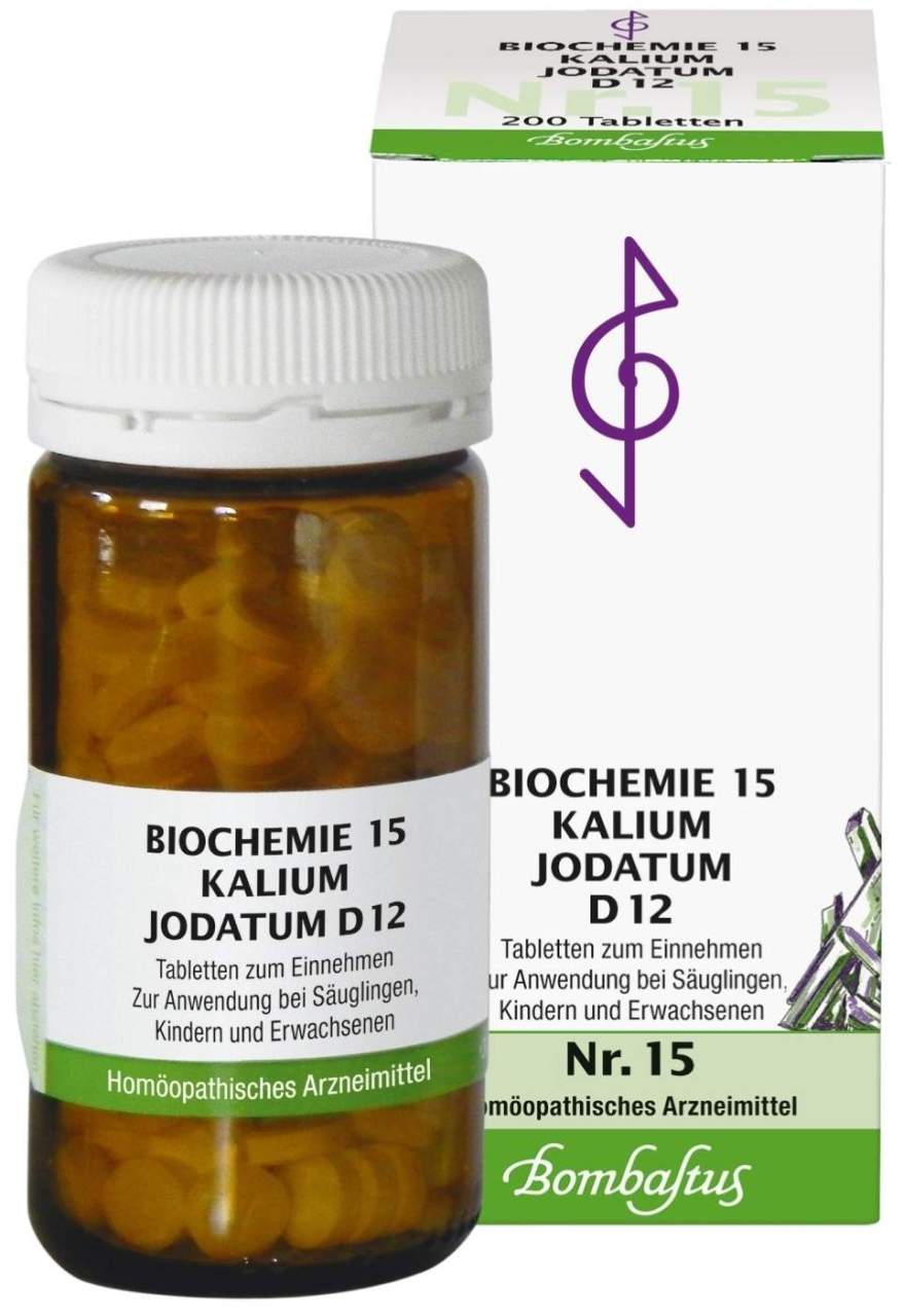 Biochemie Bombastus 15 Kalium Jodatum D 12 200 Tabletten