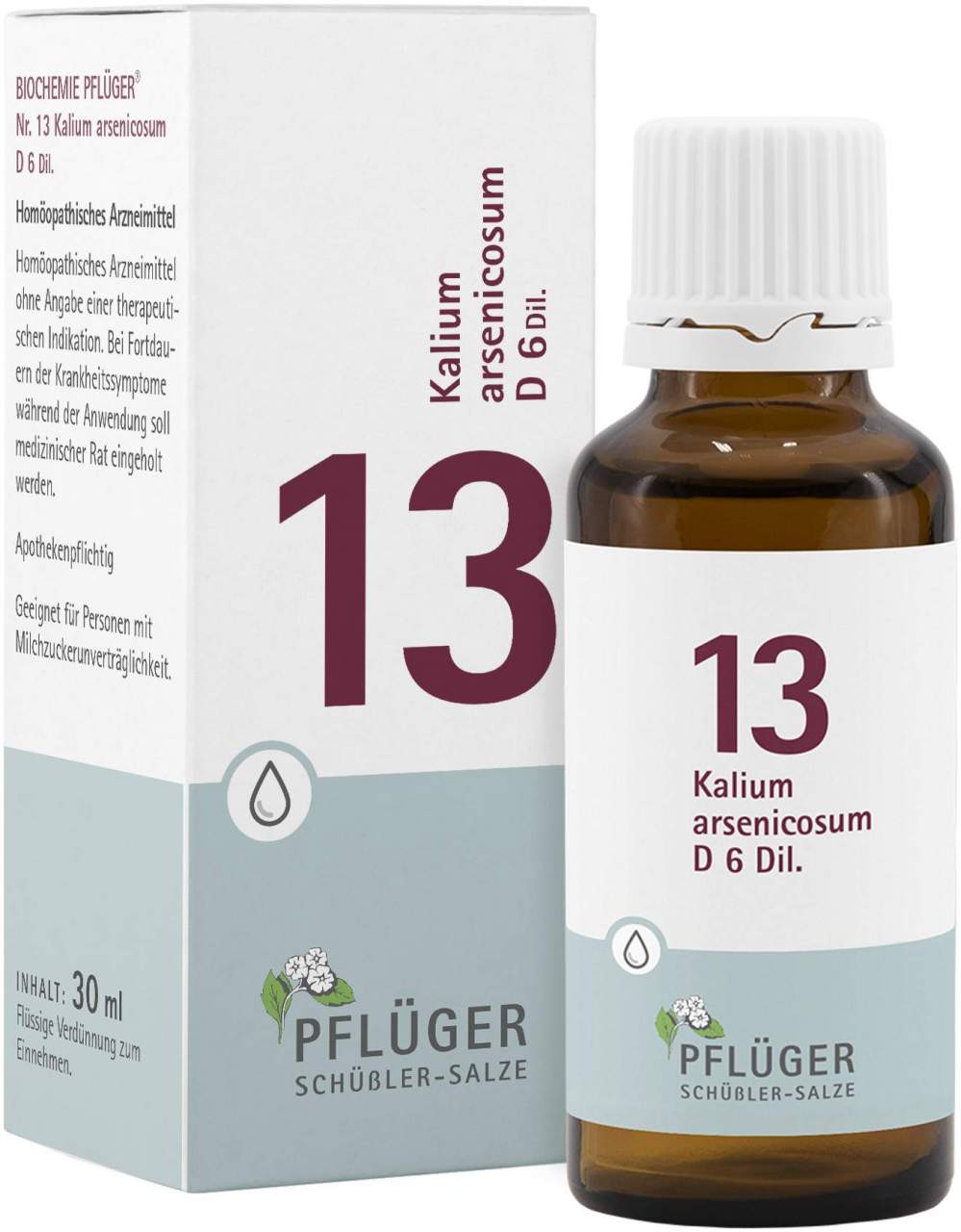 Biochemie Pflüger 13 Kalium Arsenicosum D6 30 ml Tropfen