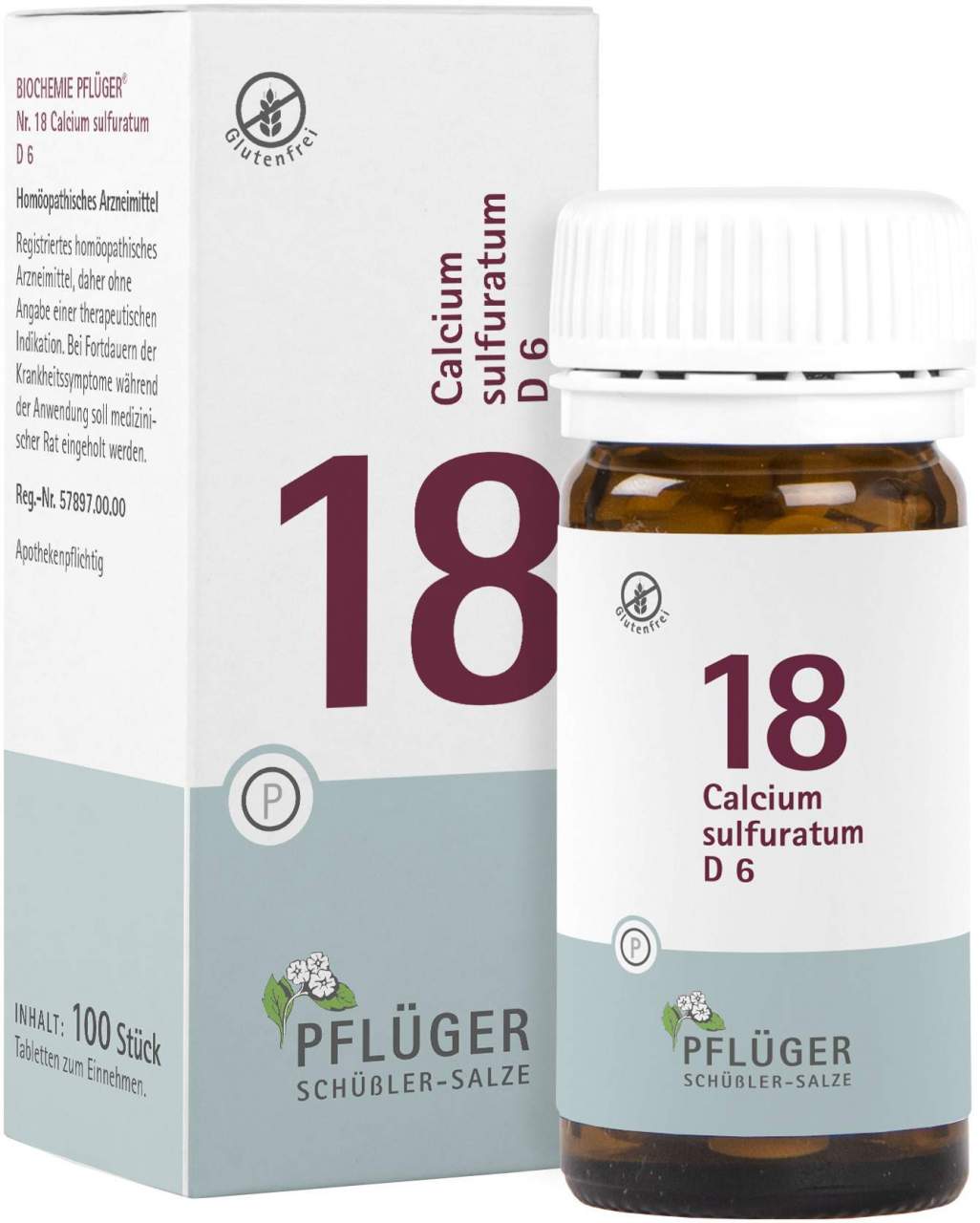 Biochemie Pflüger 18 Calcium Sulfuratum D6 100 Tabletten