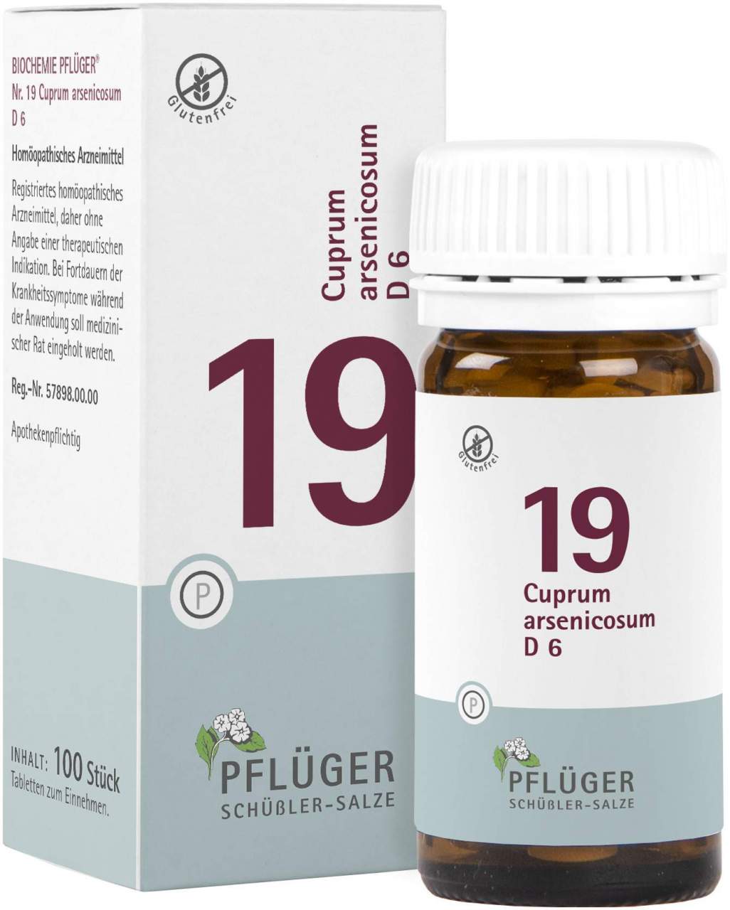 Biochemie Pflüger 19 Cuprum Arsenicosum D6 100 Tabletten