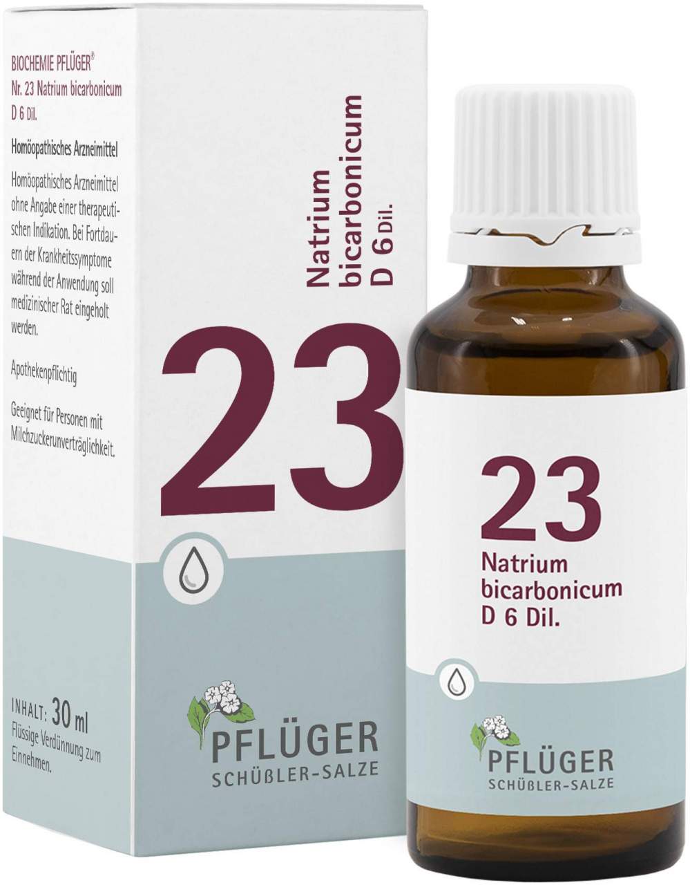 Biochemie Pflüger 23 Natrium Bicarbonicum D6 30 ml Tropfen