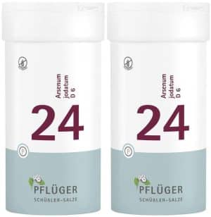 Biochemie Pflüger 24 Arsenum jodatum D6 2 x 400 Tabletten