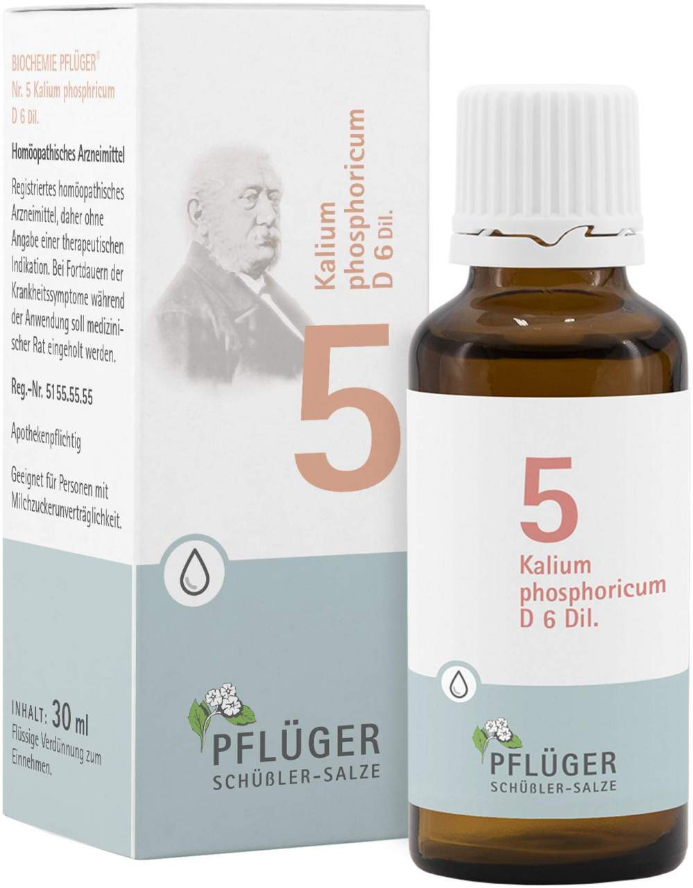 Biochemie Pflüger 5 Kalium Phosphoricum D6 30 ml Tropfen