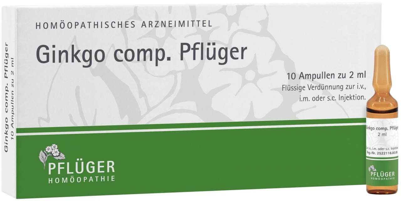 Biochemie Pflüger Ginkgo Comp. Pflüger 10 Ampullen