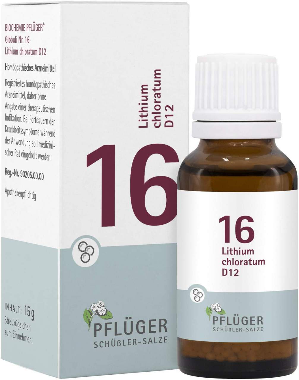 Biochemie Pflüger Nr. 16 Lithium Chloratum D12 15 G Globuli