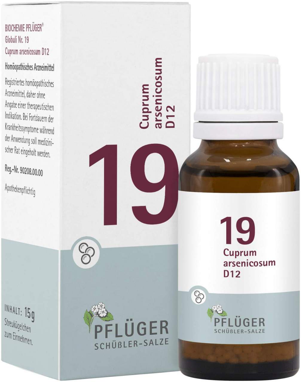 Biochemie Pflüger Nr. 19 Cuprum Arsenicosum D12 15 G Globuli