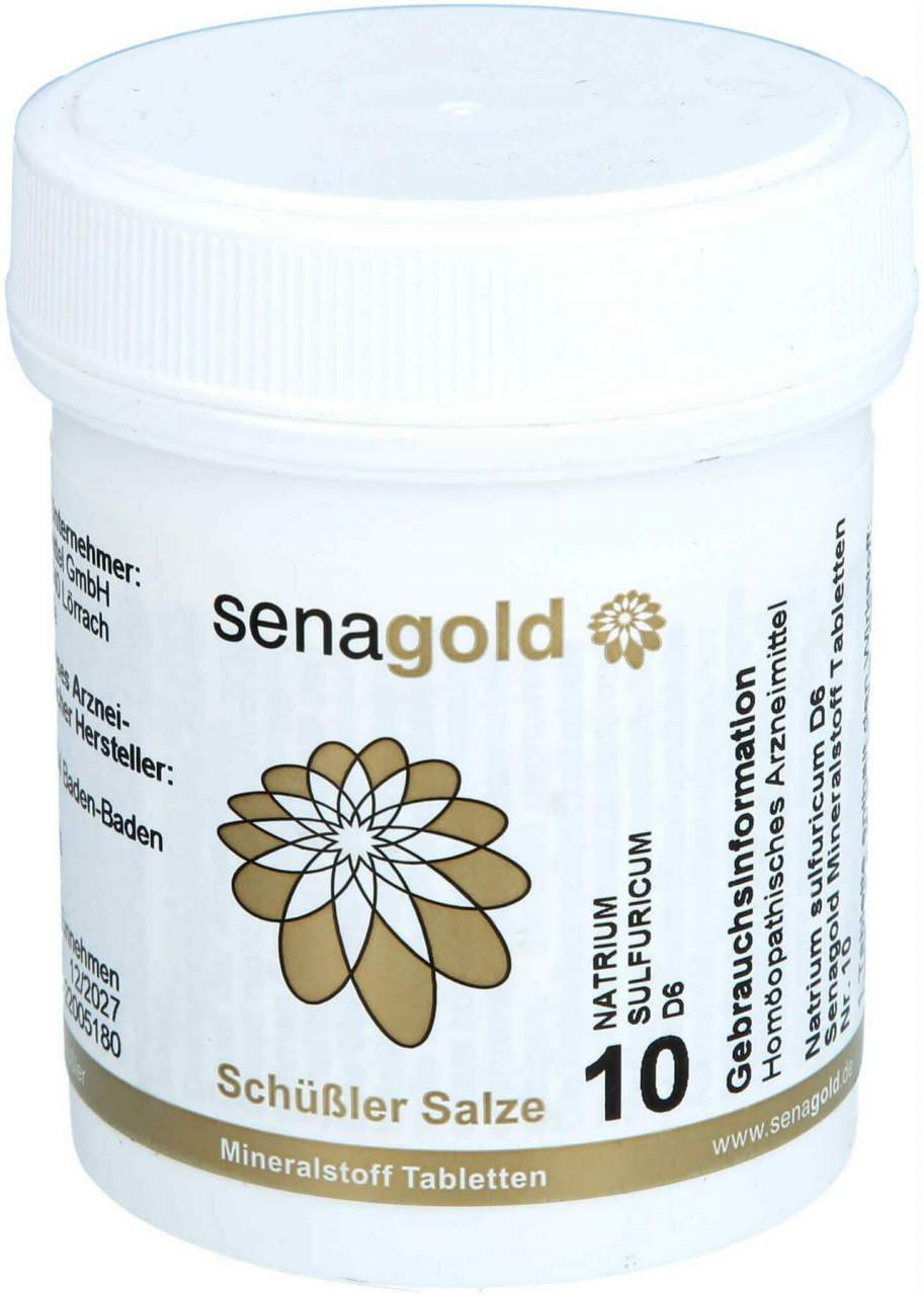 Biochemie Senagold 10 Natrium Sulfuricum D 6 Table