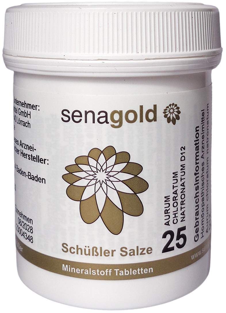 Biochemie Senagold 25 Aurum Chlor.Natron.D 12 Tabl