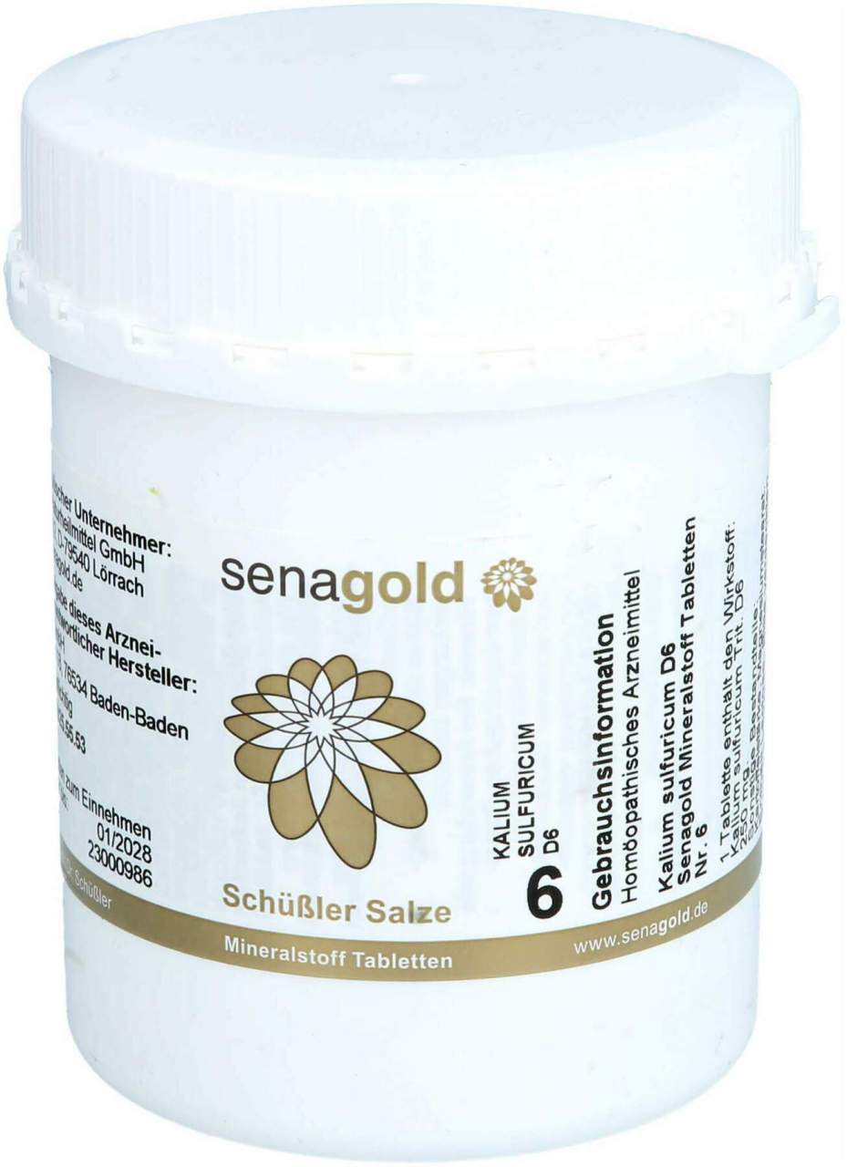 Biochemie Senagold 6 Kalium Sulfuricum D 6 Tablett