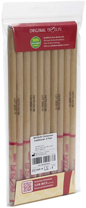 Biosun Ohrkerze Traditional 10 Stück