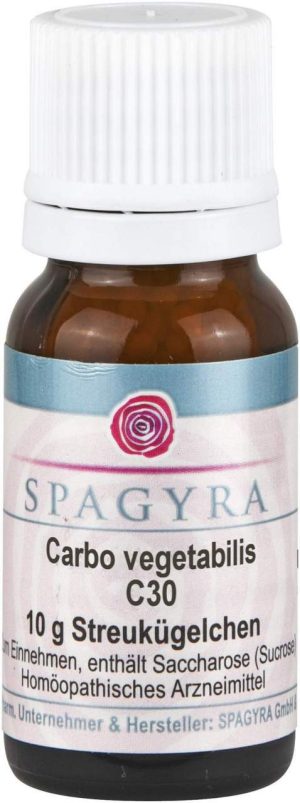 Carbo Vegetabilis C 30 10 G Globuli