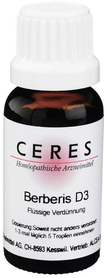 Ceres Berberis D 3 Dilution 20 ml