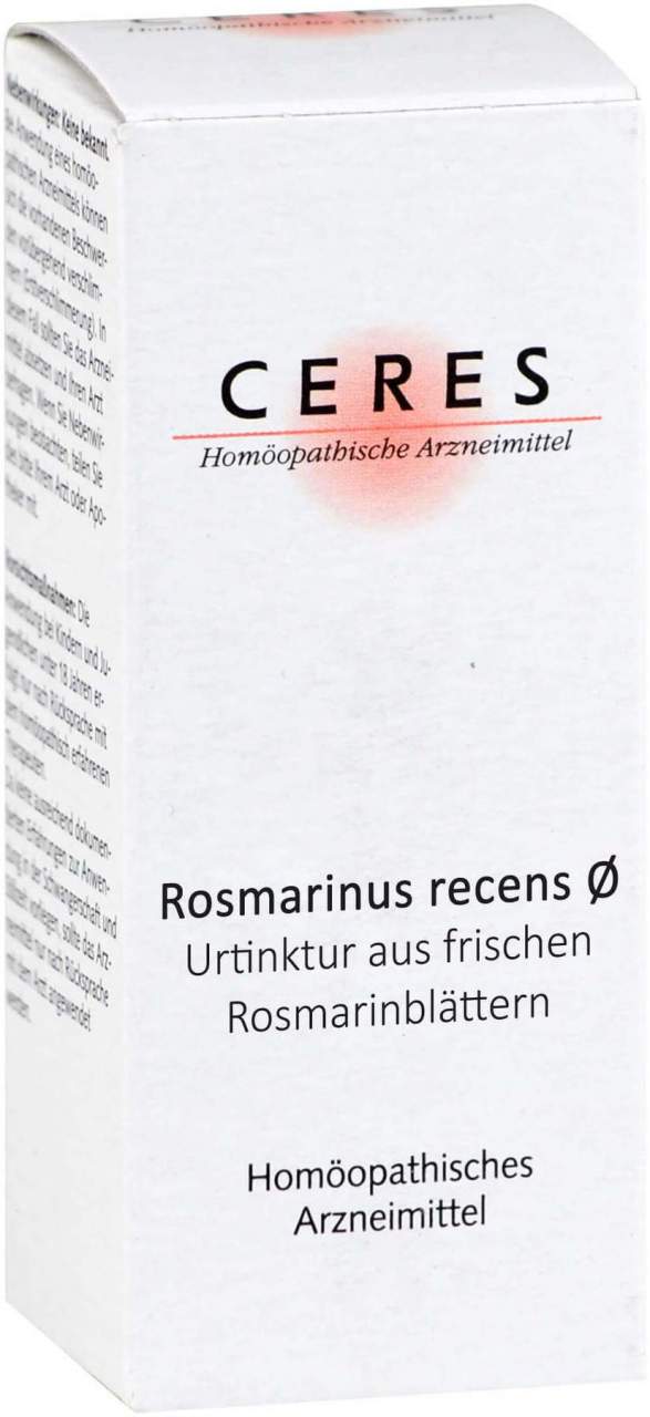 Ceres Rosmarinus Recens Urtinktur 20 ml