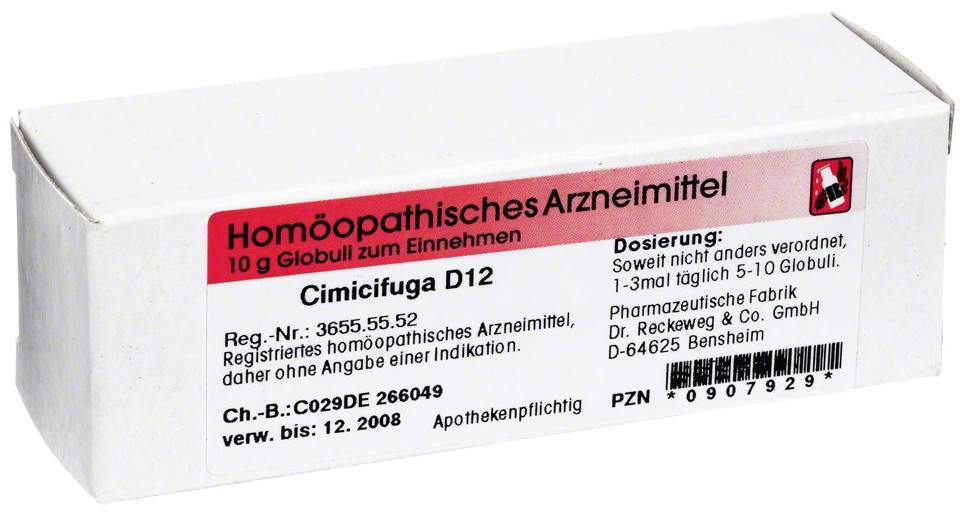 Cimicifuga D12 10 G Globuli
