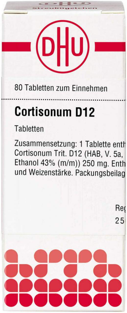 Cortisonum D 12 Tabletten 80 Stück