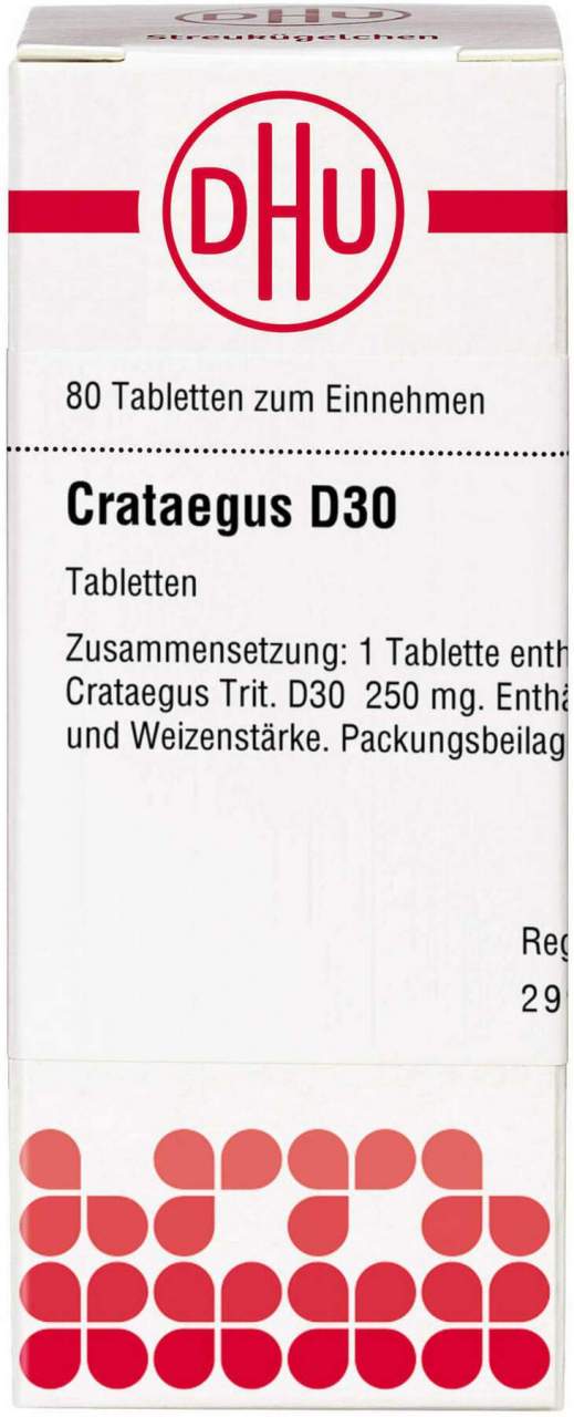 Crataegus D 30 Tabletten 80 Stück