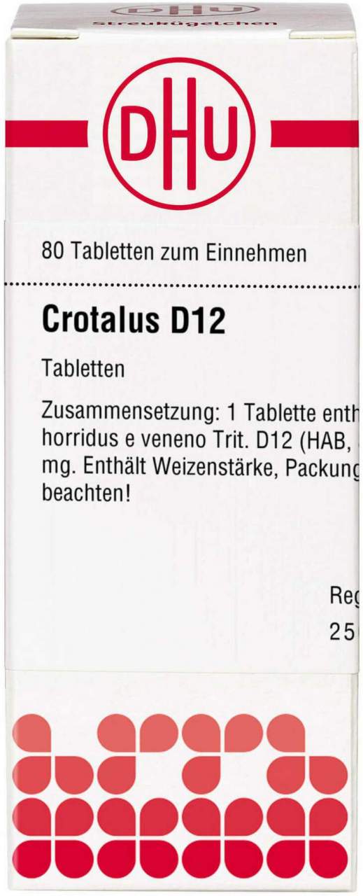 Crotalus D 12 Tabletten 80 Stück