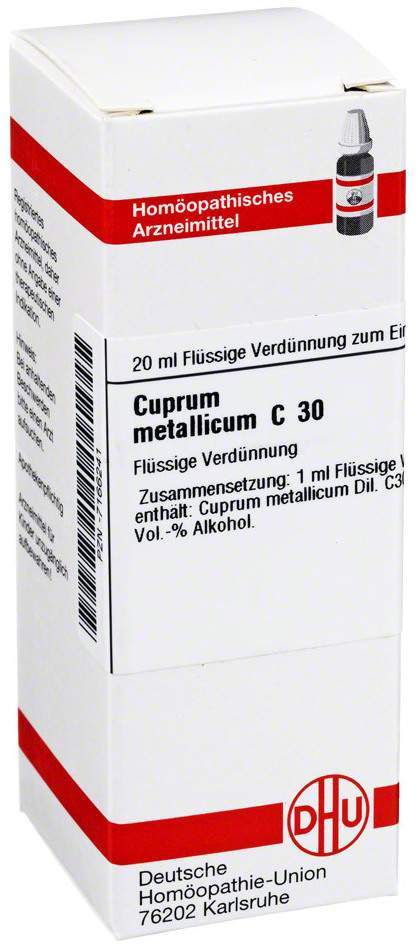 Cuprum Metallicum C 30 Dilution