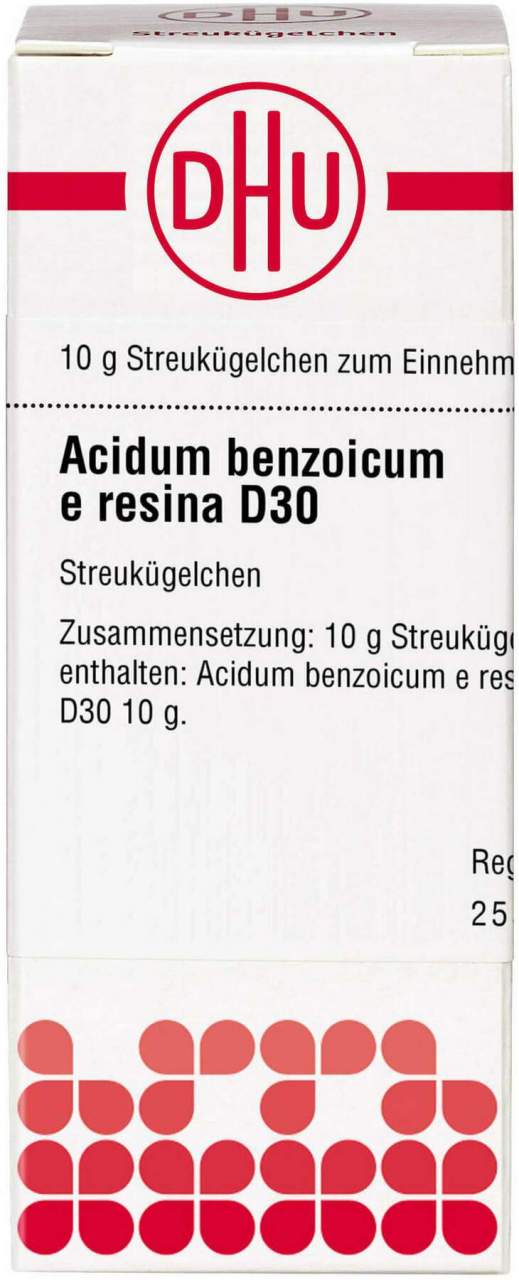 DHU Acidum Benzoicum e resina D30 Globuli