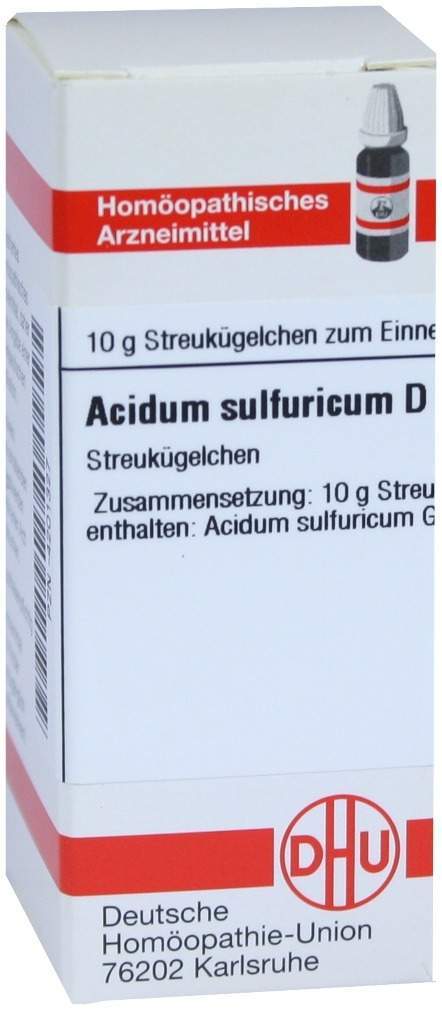 DHU Acidum Sulfuricum D30 10 g Globuli