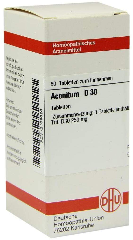 DHU Aconitum D30 80 Tabletten