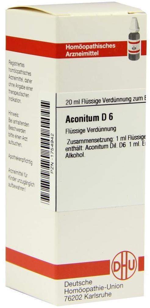 DHU Aconitum D6 20 ml Dilution