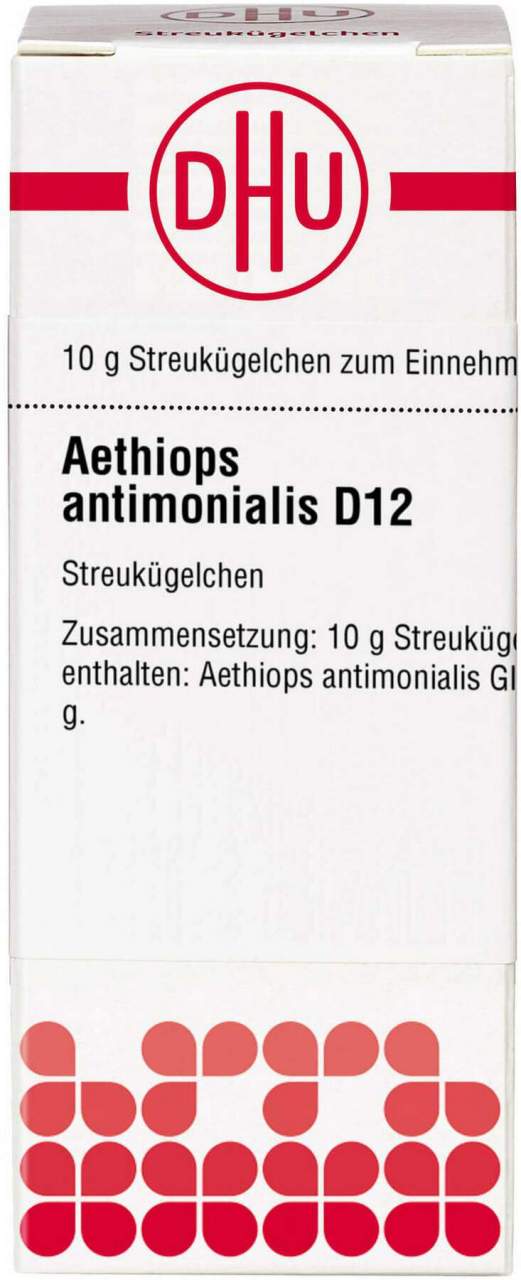 DHU Aethiops Antimonialis D12 Globuli 10 g