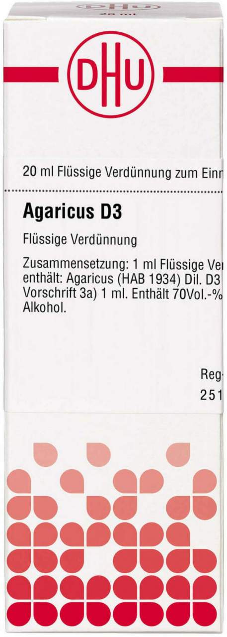 DHU Agaricus D3 Dilution 20 ml