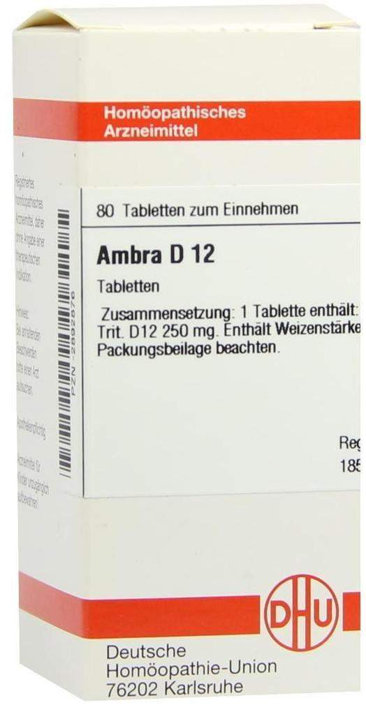 DHU Ambra D12 Tabletten 80 Tabletten
