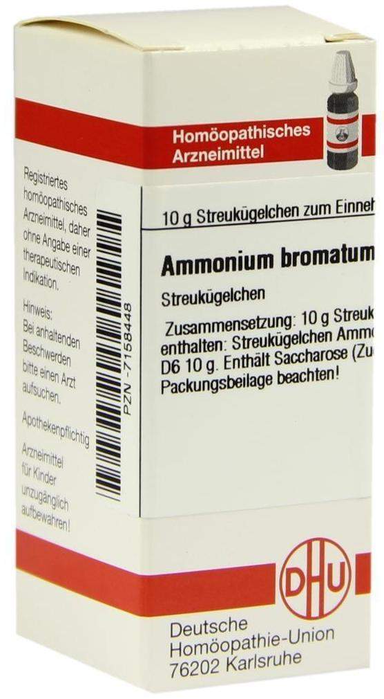 DHU Ammonium bromatum D6 Globuli