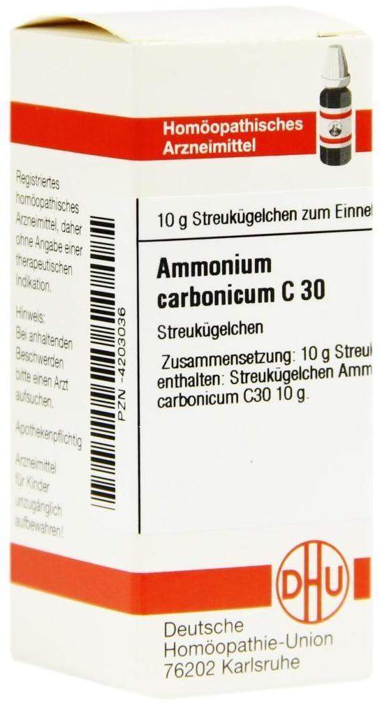 DHU Ammonium carbonicum C30 Globuli