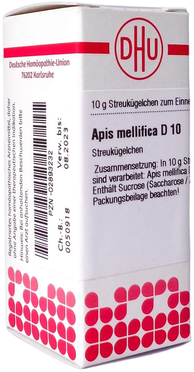 DHU Apis mellifica D10 10 g Globuli