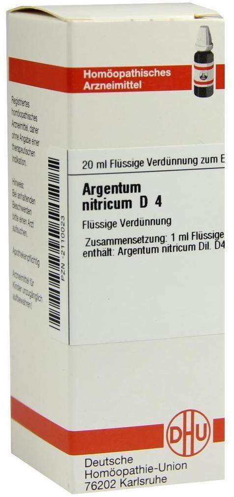 DHU Argentum nitricum D4 Dilution