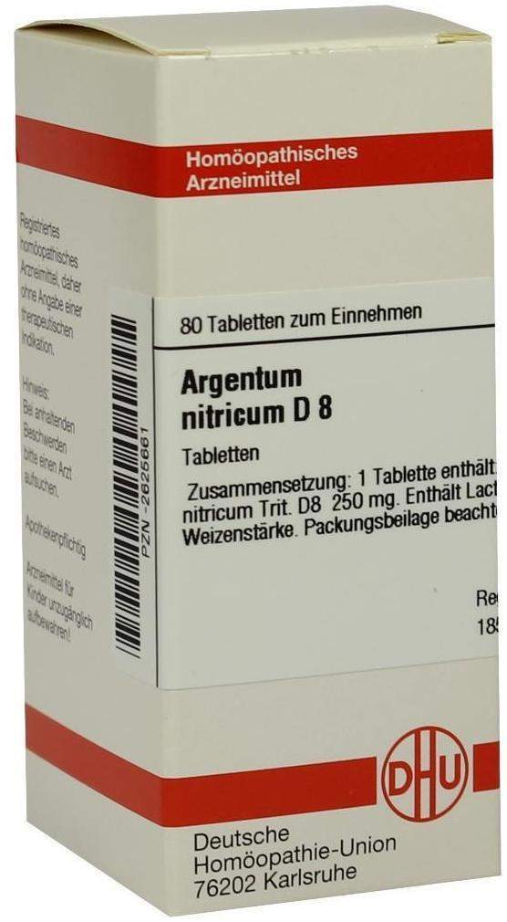 DHU Argentum nitricum D8 80 Tabletten