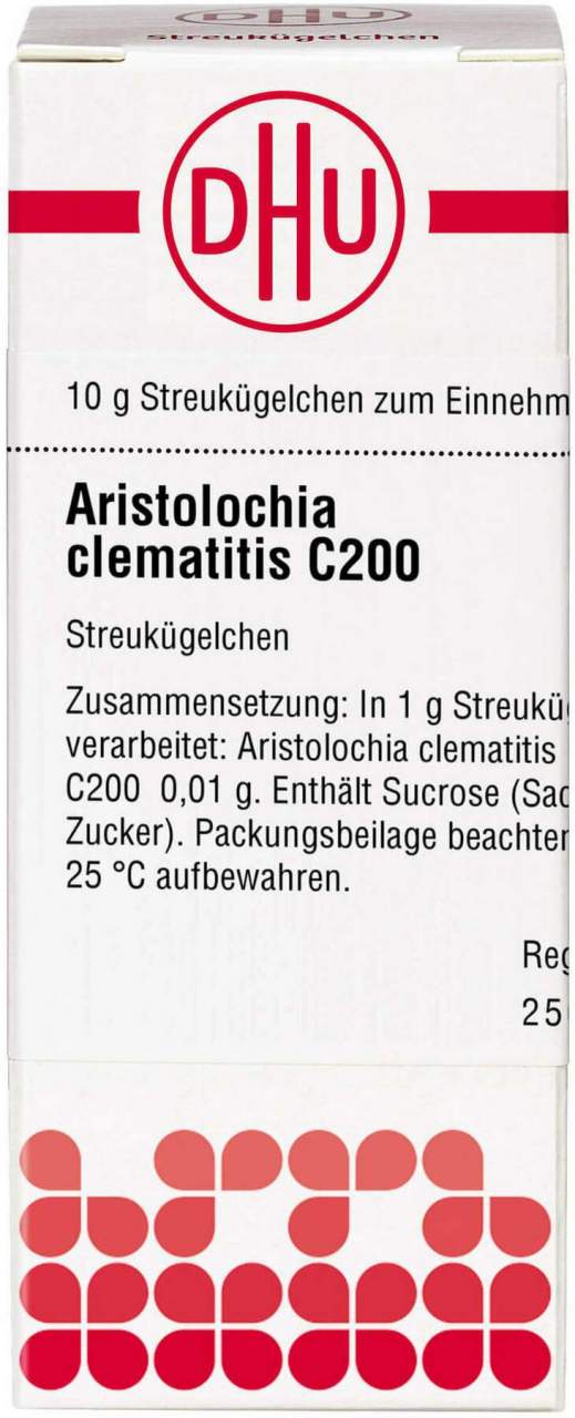 DHU Aristolochia clematitis C200 Globuli 10 g