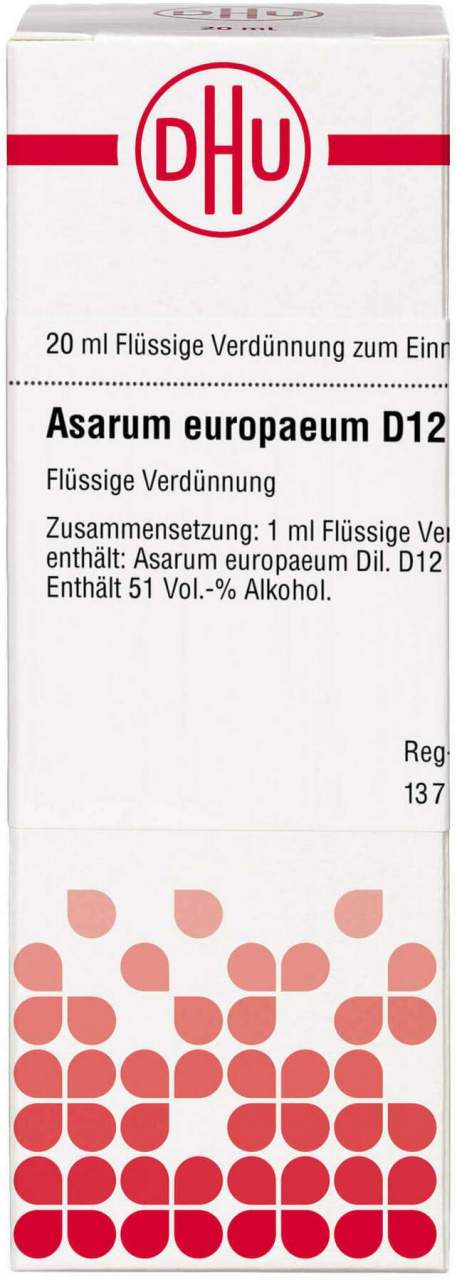 DHU Asarum europaeum D12 Dilution 20 ml