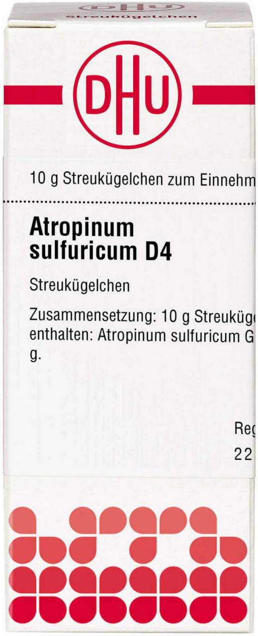 DHU Atropinum sulfuricum D4 Globuli 10 g