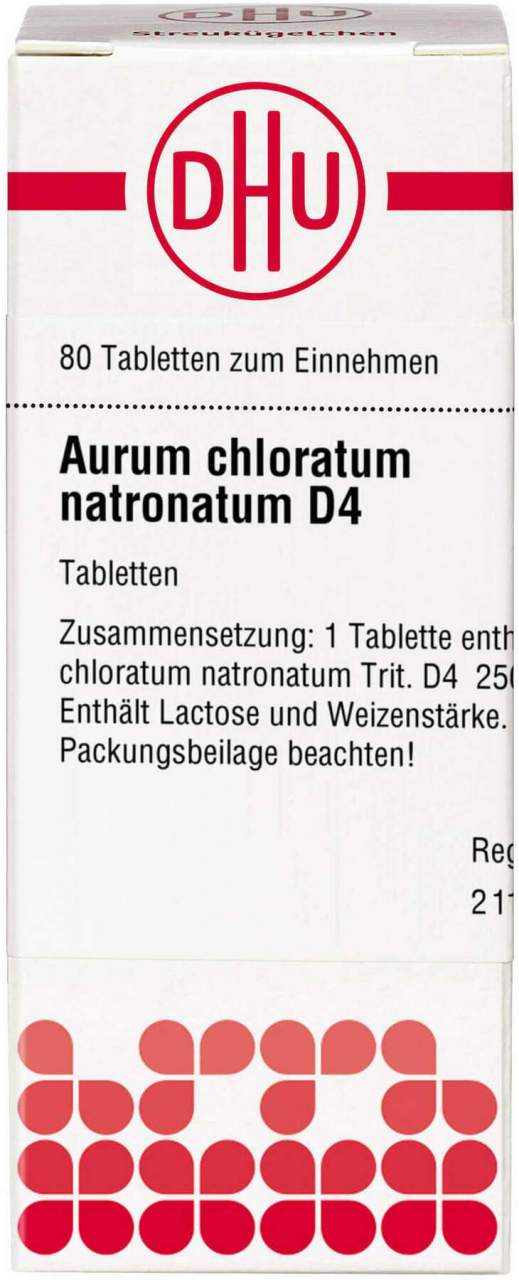DHU Aurum chloratum natronatum D4 Tabletten 80 Stück
