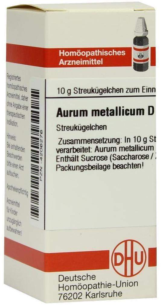 DHU Aurum metallicum D200 10 g Globuli